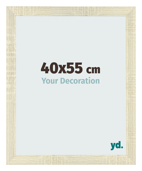 Fotolijst 40x55cm Sonoma Eiken MDF Pisa Voorzijde Maat | Yourdecoration.nl