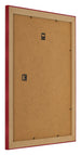 Fotolijst 40x55cm Wijnrood Geveegd MDF Pisa Achterzijde Schuin | Yourdecoration.nl