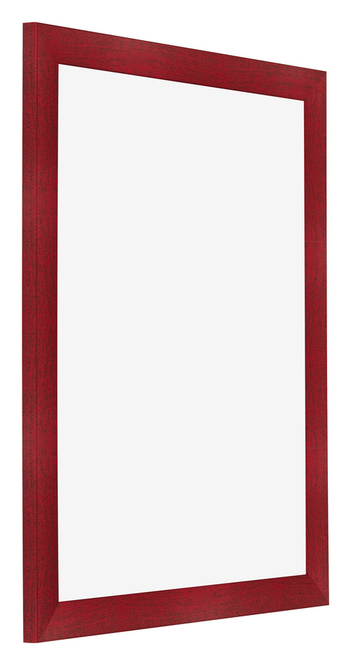 Fotolijst 40x55cm Wijnrood Geveegd MDF Pisa Voorzijde Schuin | Yourdecoration.nl