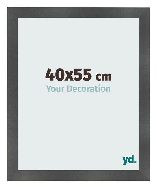Fotolijst 40x55cm Zwart Mat MDF Pisa Voorzijde Maat | Yourdecoration.nl