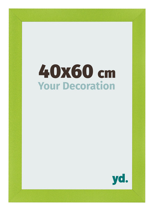 Fotolijst 40x60cm Groen MDF Pisa Voorzijde Maat | Yourdecoration.nl