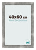 Fotolijst 40x60cm Metaal Vintage MDF Pisa Voorzijde Maat | Yourdecoration.nl