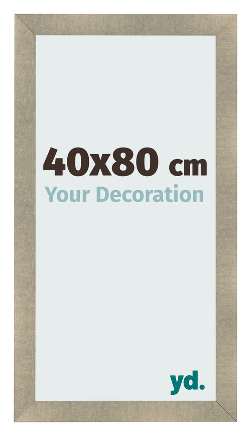 Fotolijst 40x80cm Goud Antiek MDF Pisa Voorzijde Maat | Yourdecoration.nl