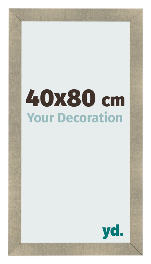 Fotolijst 40x80cm Goud Antiek MDF Pisa Voorzijde Maat | Yourdecoration.nl