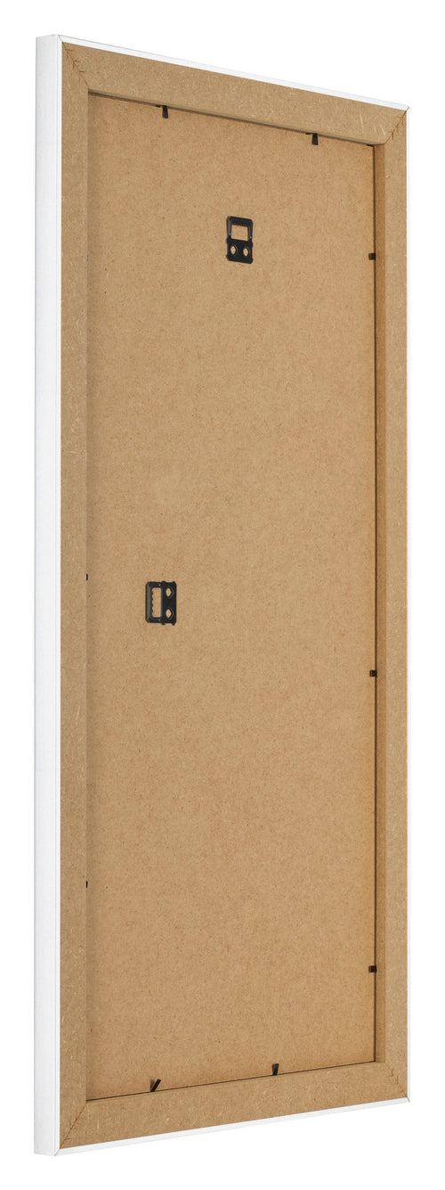 Fotolijst 40x80cm Wit Hoogglans MDF Pisa Achterzijde Schuin | Yourdecoration.nl