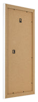 Fotolijst 40x80cm Wit Mat MDF Pisa Achterzijde Schuin | Yourdecoration.nl