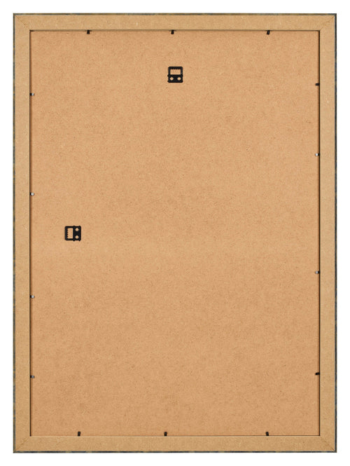 Fotolijst 42x59 4cm A2 Blauw Goud Gemeleerd MDF Pisa Achterzijde | Yourdecoration.nl
