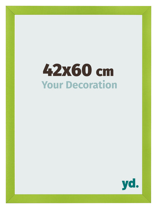 Fotolijst 42x60cm Groen MDF Pisa Voorzijde Maat | Yourdecoration.nl