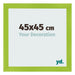 Fotolijst 45x45cm Groen MDF Pisa Voorzijde Maat | Yourdecoration.nl