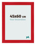 Fotolijst 45x60cm Rood MDF Pisa Voorzijde Maat | Yourdecoration.nl