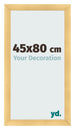 Fotolijst 45x80cm Goud Mat MDF Pisa Voorzijde Maat | Yourdecoration.nl