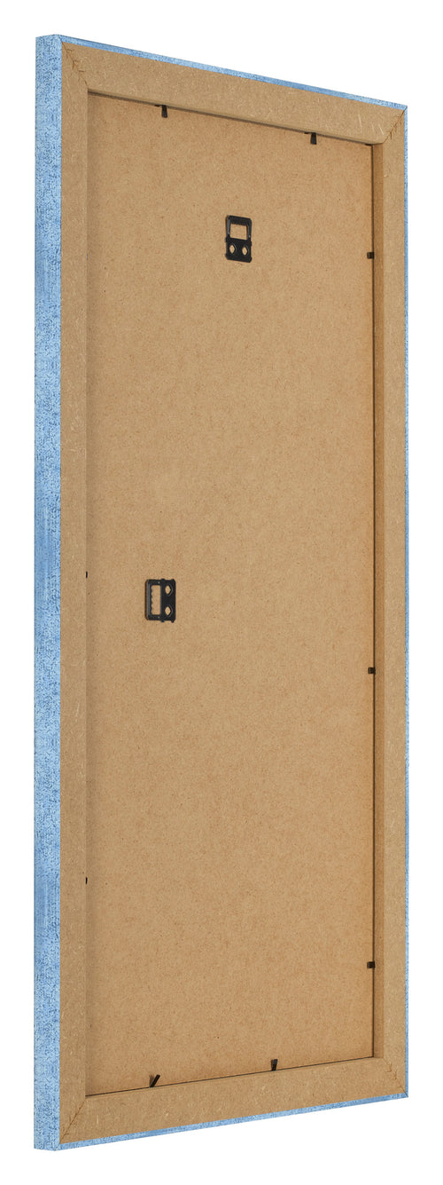 Fotolijst 45x80cm Helder Blauw Geveegd MDF Pisa Achterzijde Schuin | Yourdecoration.nl