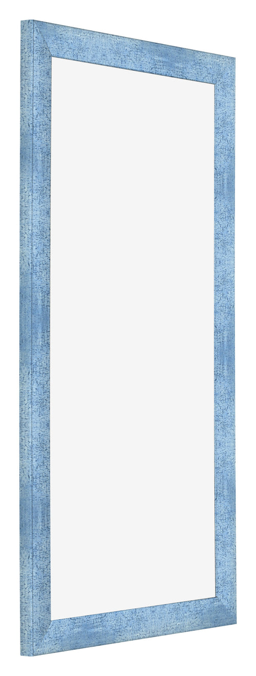 Fotolijst 45x80cm Helder Blauw Geveegd MDF Pisa Voorzijde Schuin | Yourdecoration.nl
