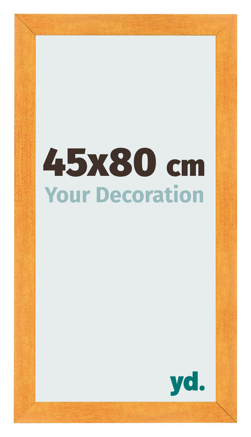 Fotolijst 45x80cm Oranje MDF Pisa Voorzijde Maat | Yourdecoration.nl