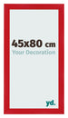 Fotolijst 45x80cm Rood MDF Pisa Voorzijde Maat | Yourdecoration.nl