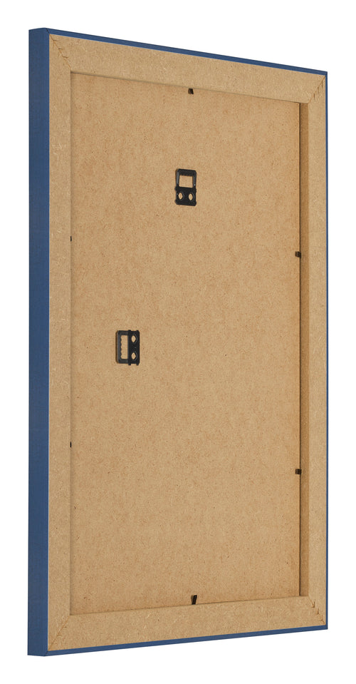 Fotolijst 46x61cm Donkerblauw Geveegd MDF Pisa Achterzijde Schuin | Yourdecoration.nl