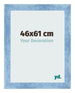 Fotolijst 46x61cm Helder Blauw Geveegd MDF Pisa Voorzijde Maat | Yourdecoration.nl