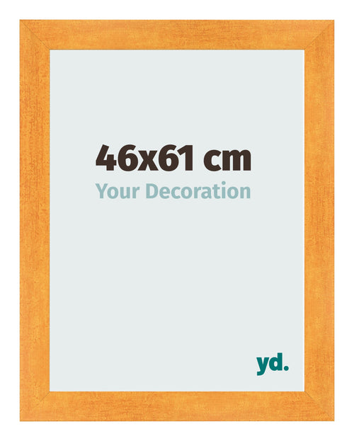 Fotolijst 46x61cm Oranje MDF Pisa Voorzijde Maat | Yourdecoration.nl