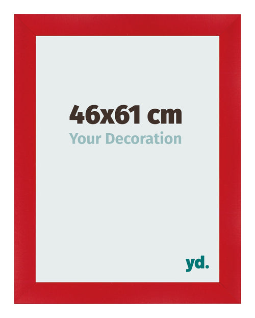 Fotolijst 46x61cm Rood MDF Pisa Voorzijde Maat | Yourdecoration.nl