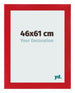 Fotolijst 46x61cm Rood MDF Pisa Voorzijde Maat | Yourdecoration.nl