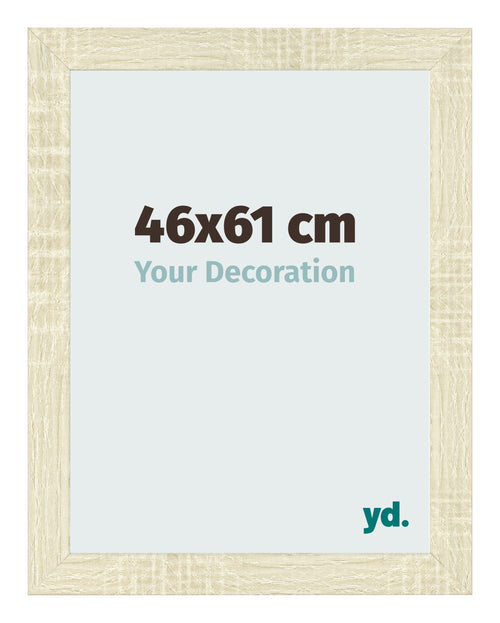 Fotolijst 46x61cm Sonoma Eiken MDF Pisa Voorzijde Maat | Yourdecoration.nl