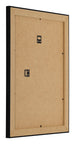 Fotolijst 46x61cm Zwart Hoogglans MDF Pisa Achterzijde Schuin | Yourdecoration.nl