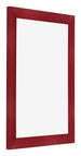 Fotolijst 48x64cm Wijnrood Geveegd MDF Pisa Voorzijde Schuin | Yourdecoration.nl