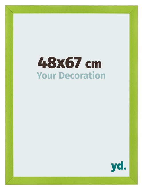 Fotolijst 48x67cm Groen MDF Pisa Voorzijde Maat | Yourdecoration.nl