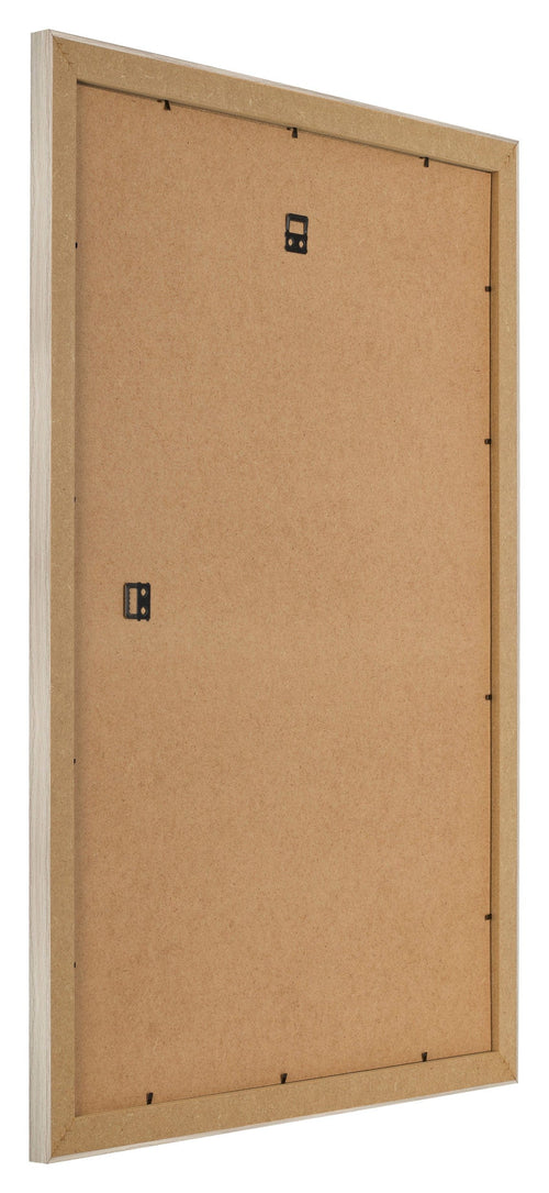 Fotolijst 48x68cm Eiken Licht MDF Pisa Achterzijde Schuin | Yourdecoration.nl