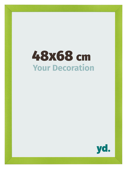 Fotolijst 48x68cm Groen MDF Pisa Voorzijde Maat | Yourdecoration.nl