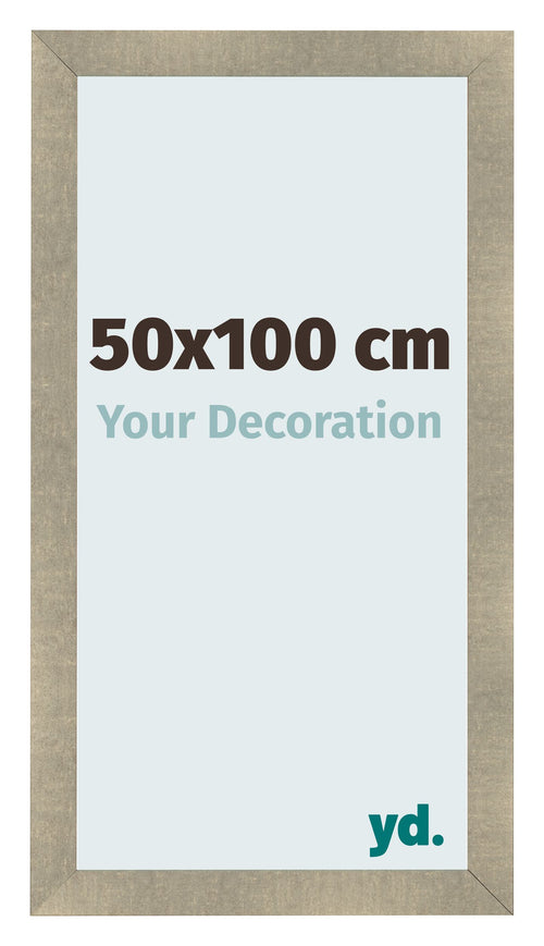 Fotolijst 50x100cm Goud Antiek MDF Pisa Voorzijde Maat | Yourdecoration.nl