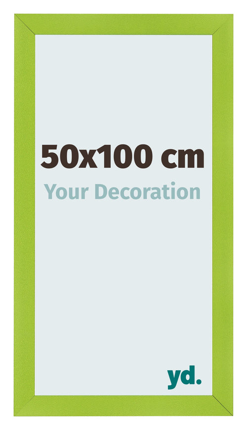Fotolijst 50x100cm Groen MDF Pisa Voorzijde Maat | Yourdecoration.nl