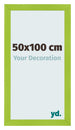 Fotolijst 50x100cm Groen MDF Pisa Voorzijde Maat | Yourdecoration.nl