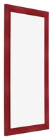 Fotolijst 50x100cm Wijnrood Geveegd MDF Pisa Voorzijde Schuin | Yourdecoration.nl