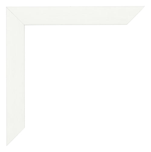 Fotolijst 50x100cm Wit Geveegd MDF Pisa Detail Hoek | Yourdecoration.nl