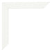 Fotolijst 50x100cm Wit Geveegd MDF Pisa Detail Hoek | Yourdecoration.nl