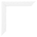 Fotolijst 50x100cm Wit Hoogglans MDF Pisa Detail Hoek | Yourdecoration.nl