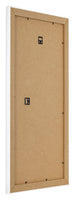 Fotolijst 50x100cm Wit Mat MDF Pisa Achterzijde Schuin | Yourdecoration.nl