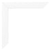 Fotolijst 50x100cm Wit Mat MDF Pisa Detail Hoek | Yourdecoration.nl