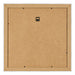 Fotolijst 50x50cm Aluminium Geborsteld MDF Pisa Achterzijde | Yourdecoration.nl