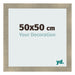 Fotolijst 50x50cm Goud Antiek MDF Pisa Voorzijde Maat | Yourdecoration.nl