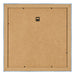 Fotolijst 50x50cm Helder Blauw Geveegd MDF Pisa Achterzijde | Yourdecoration.nl