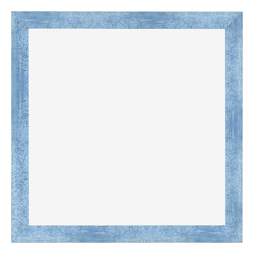 Fotolijst 50x50cm Helder Blauw Geveegd MDF Pisa Voorzijde | Yourdecoration.nl