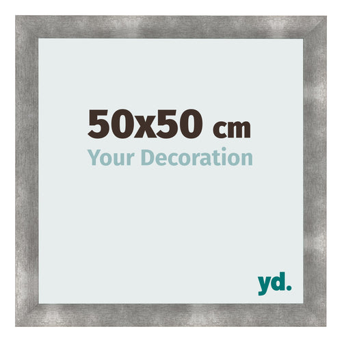 Fotolijst 50x50cm Metaal Vintage MDF Pisa Voorzijde Maat | Yourdecoration.nl