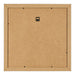 Fotolijst 50x50cm Wit Geveegd MDF Pisa Achterzijde | Yourdecoration.nl