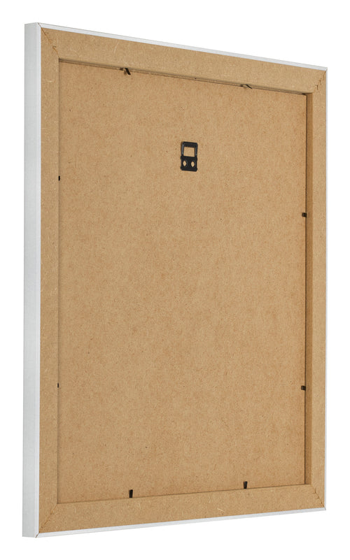 Fotolijst 50x50cm Zilver Mat MDF Pisa Achterzijde Schuin | Yourdecoration.nl