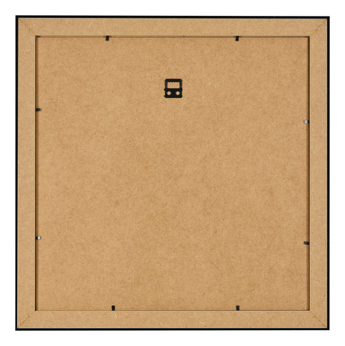 Fotolijst 50x50cm Zwart Hoogglans MDF Pisa Achterzijde | Yourdecoration.nl