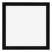 Fotolijst 50x50cm Zwart Hoogglans MDF Pisa Voorzijde | Yourdecoration.nl