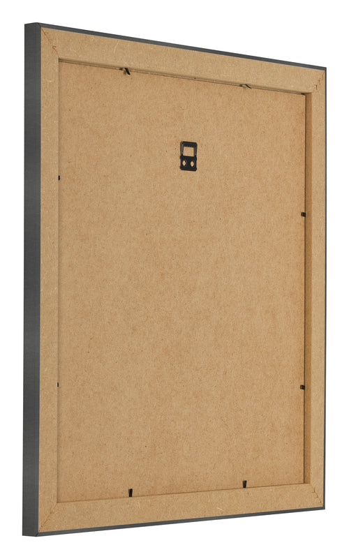 Fotolijst 50x50cm Zwart Mat MDF Pisa Achterzijde Schuin | Yourdecoration.nl