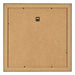 Fotolijst 50x50cm Zwart Mat MDF Pisa Achterzijde | Yourdecoration.nl